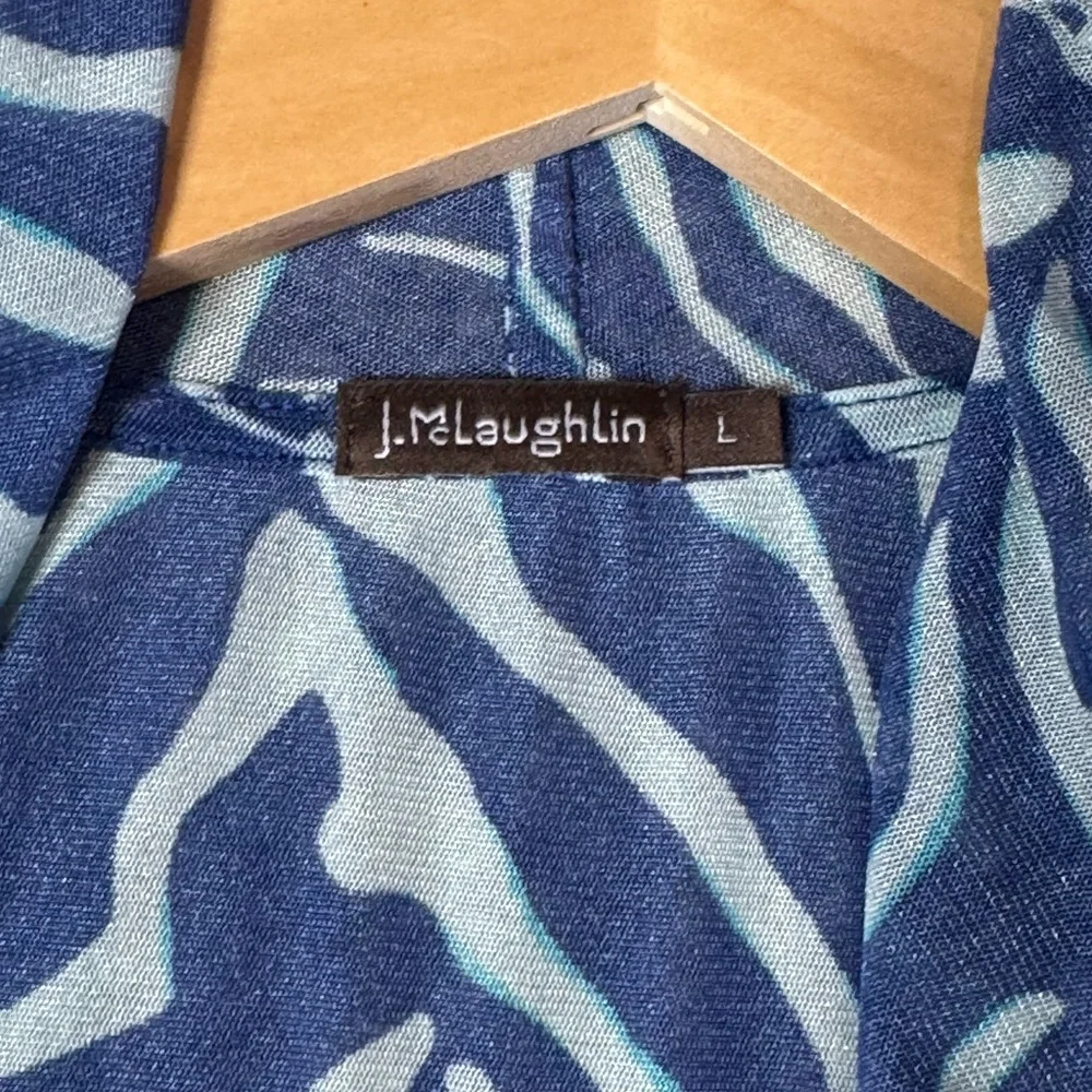 J. McLaughlin Balboa Knit Mesh Breakaway Cardi size L